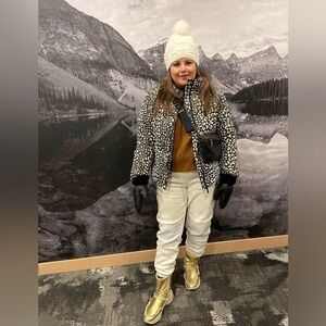 North Face fleece joggers medium